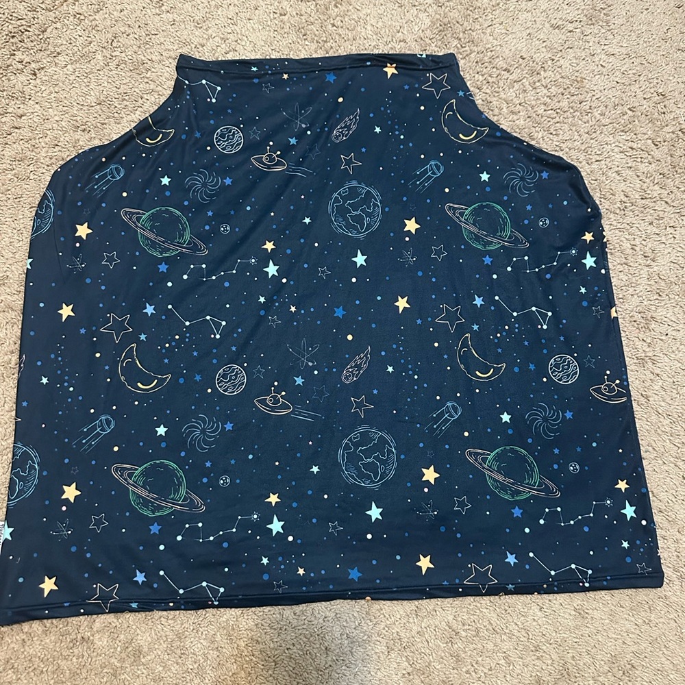 Infant Space-Themed Car Seat Cover